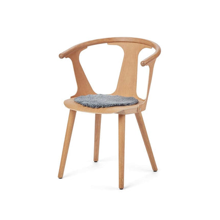 Stolpute | Saueskinn | Korthåret | D34 cm Grå