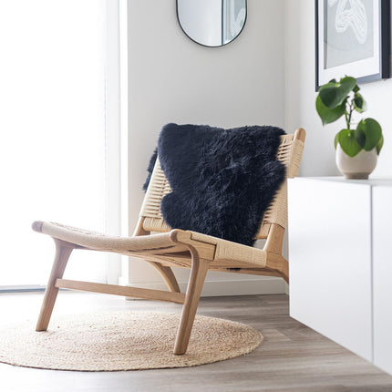 Saueskinn | Lang lugg | 90x60 cm