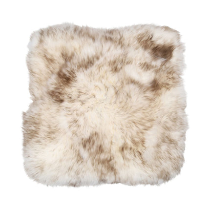 Stolpute | Langhåret | New Zealand | Stoffbakside | 40x40 cm Flekkete