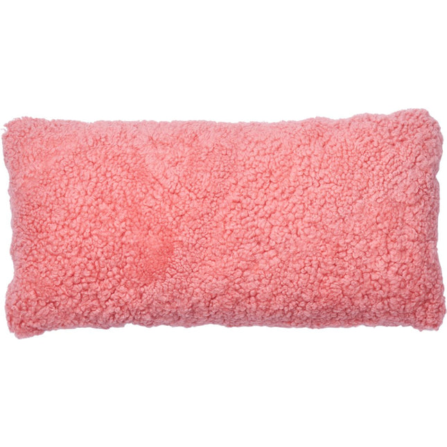 Kort ullpute | Dobbeltsidig | 30x60 cm Korall Lantana