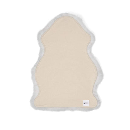 Saueskinn Mini | Lang lugg | 65x45 cm Hvit
