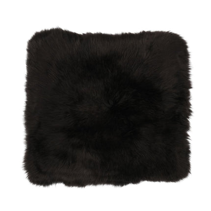 Stolpute | Langhåret | New Zealand | Stoffbakside | 40x40 cm Sjokolade