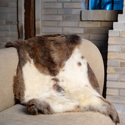 Saueskinn | Korthåret | Himalaya | 95x60 cm Mørkflekket