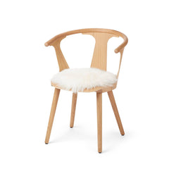 Stolpute | Saueskinn | 2-Pakk | D35 cm