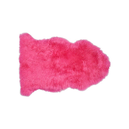 Saueskinn | Lang lugg | 90x60 cm Rosa