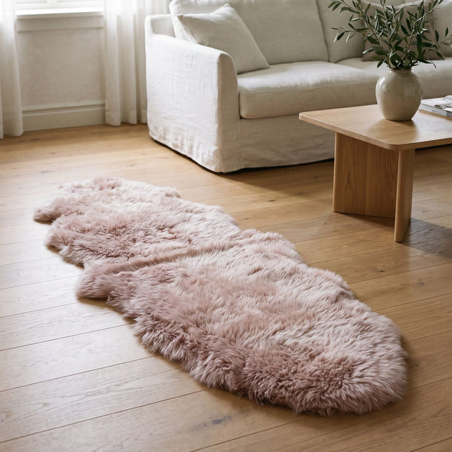 Saueskinn Dobbelt | Lang lugg | 170x60 cm