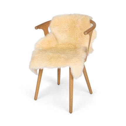 Saueskinn | Lang lugg | 90x60 cm Vanilla