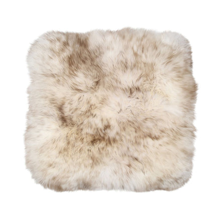 Saueskinnspute | Lang ull | Uten fyll | 50x50 cm Flekkete