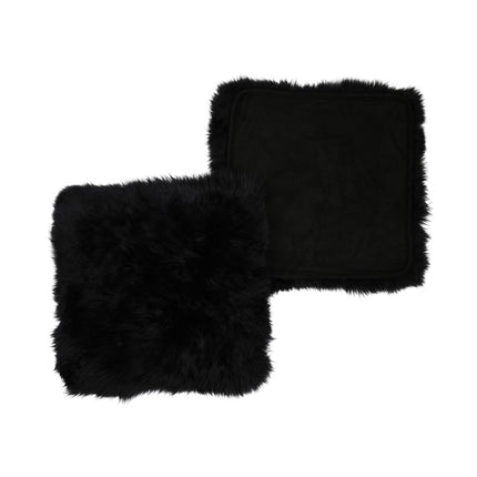 Stolpute | Langhåret | New Zealand | Stoffbakside | 40x40 cm Svart