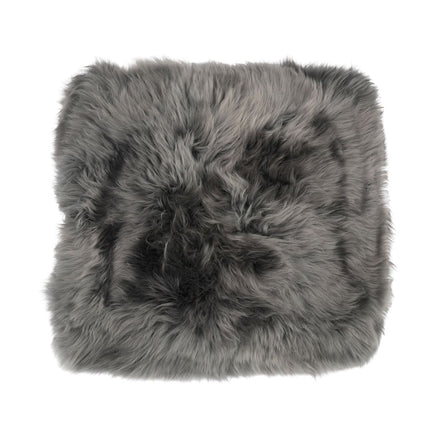 Stolpute | Langhåret | New Zealand | Stoffbakside | 40x40 cm Mørk grå