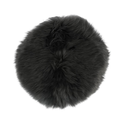 Premium Setetrekk | Lang ull | New Zealand | D34 cm Mørk grå