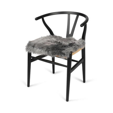 Stolpute | Langhåret | New Zealand | Stoffbakside | 40x40 cm Mørk grå