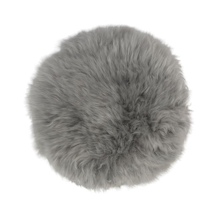 Premium Setetrekk | Lang ull | New Zealand | D34 cm Lys Grå