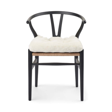 Mokkasin setetrekk | bakside i kalveskinn Hvit