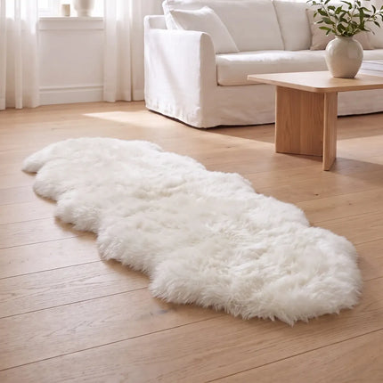Saueskinn Dobbelt | Lang lugg | 170x60 cm