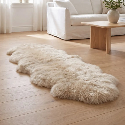 Saueskinn Dobbelt | Lang lugg | 170x60 cm
